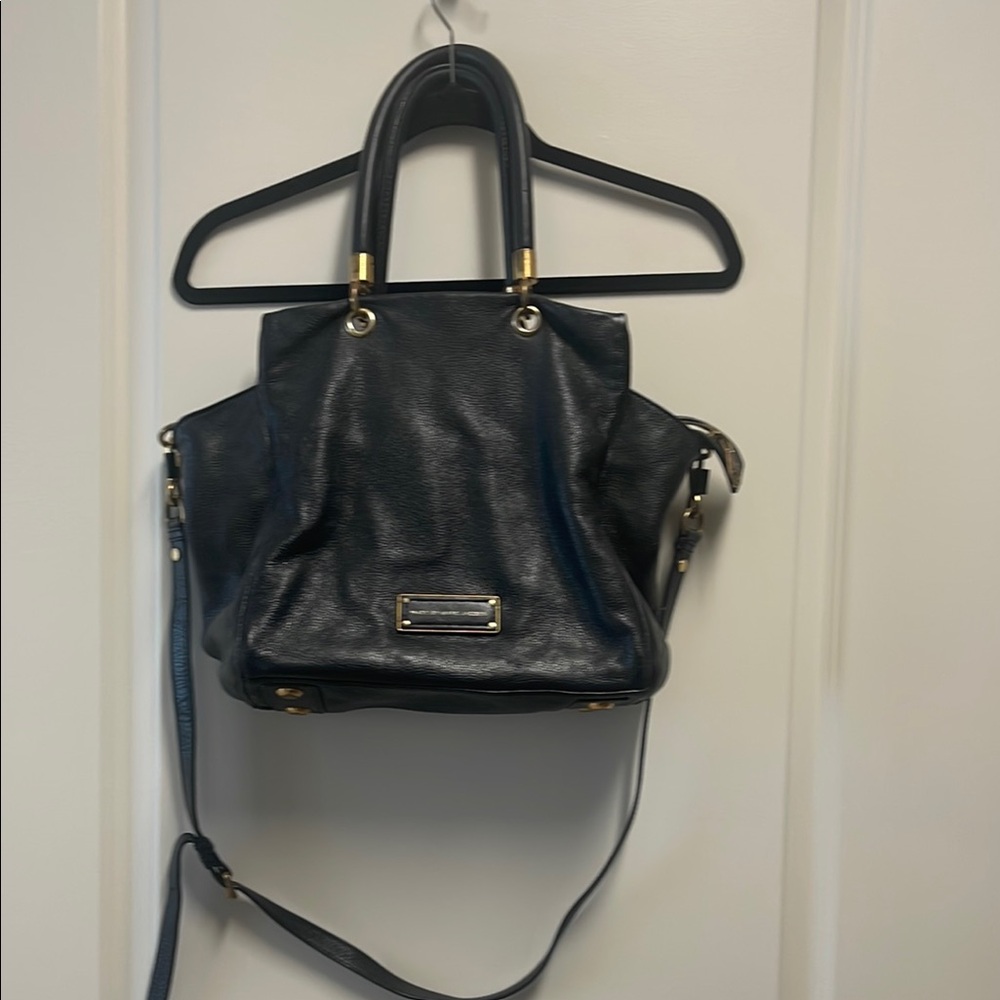 Marc By Marc Jacobs Black and Gold Satchel